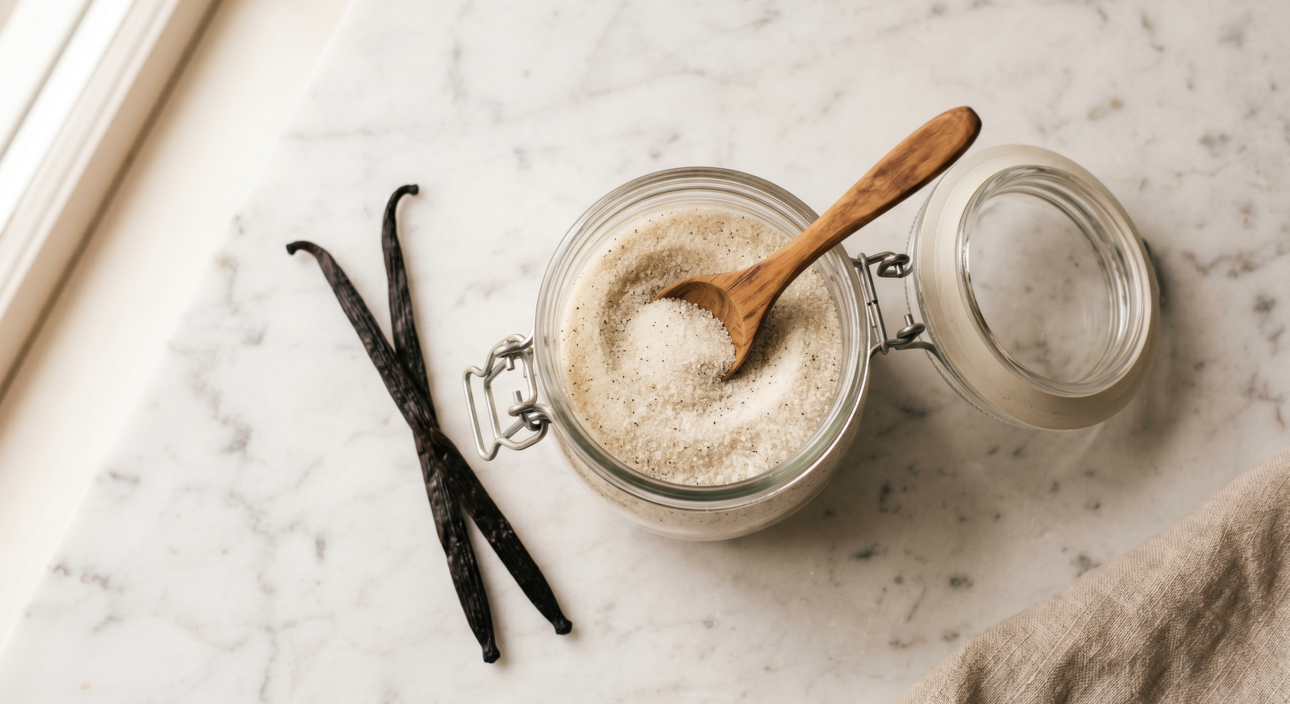 Jak zrobić cukier waniliowy z prawdziwą wanilią?